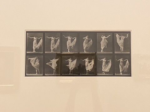 "Woman Pirouetting" displayed as a part of the Amon Carter Museum of American Art's photo exhibit titled Re/framed. 