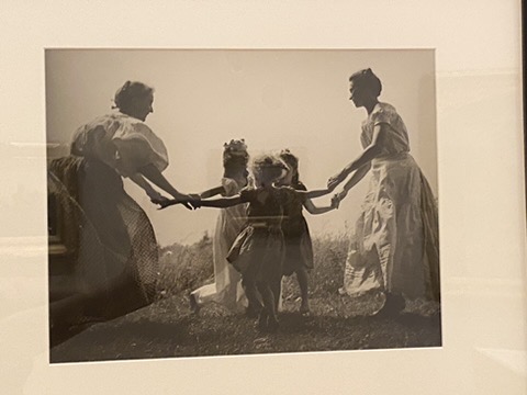 "In the Meadow" displays women with children dancing together. Part of the Amon Carter Museum of American Art's exhibit titled Re/framed on Saturday, June 8, 2024.