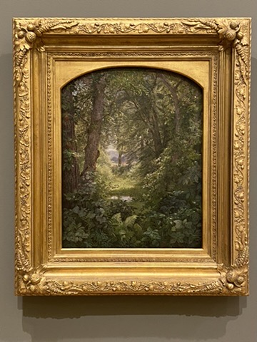 "Woodland Glade" by William Trost Richards. On Display at the Amon Carter Museum of American Art.