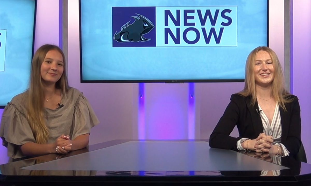 Emily Whitney and Nancy Volner anchor the 2024 Schieffer Summer High School Broadcast.